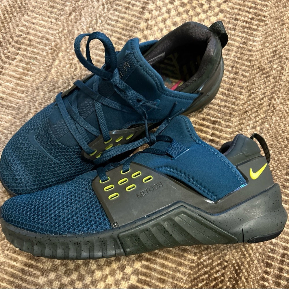 Nike Free X Metcon 2 Nightshade Cross Training Shoes Men’s Size 9.5 Teal